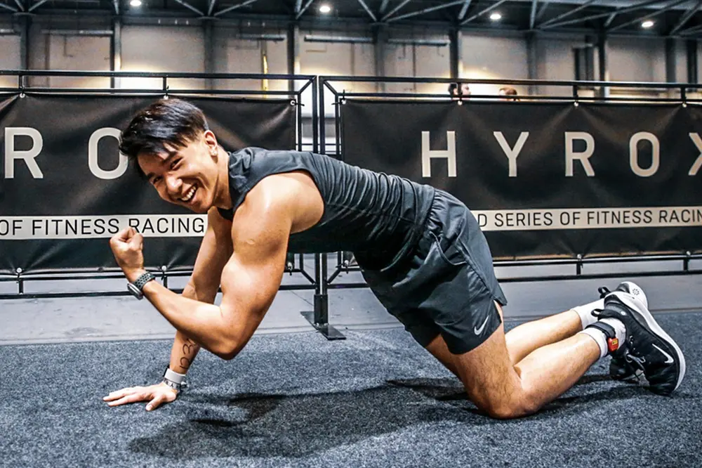 burpees hyrox polideportivo malilla